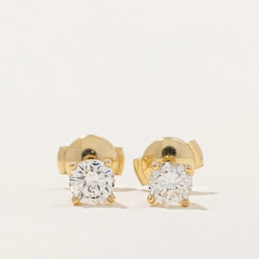 100 Ways' GIA Certified Diamond Stud Earrings | 0.83ctw SI1 G/H | Daily Details Comfort Mood