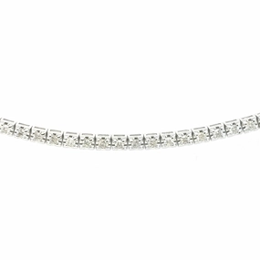 Lucky Break Heartwarming Find 14K Gold And Diamond Tennis Bracelet