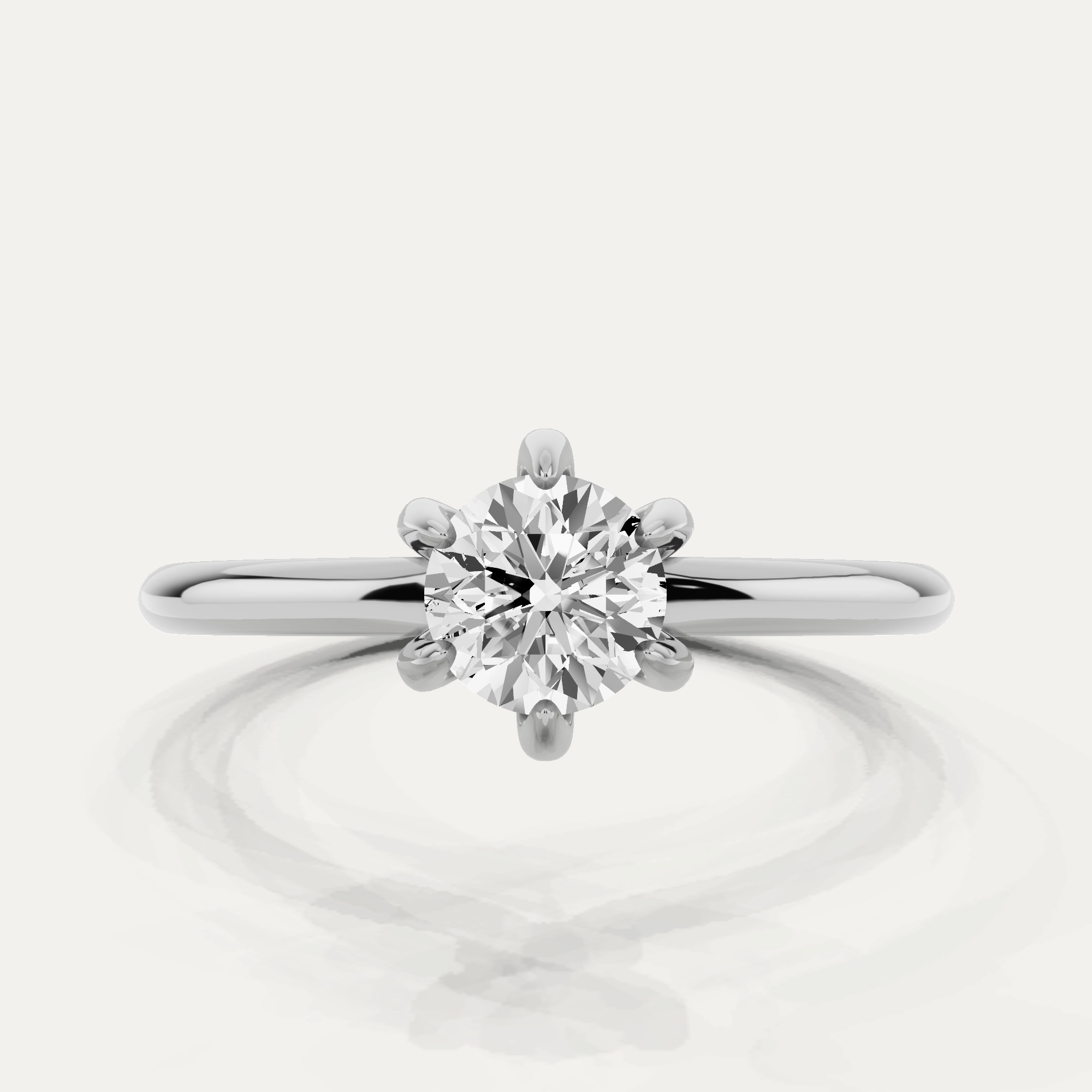 Sparkling Detail 5/8 ctw Round Diamond Hidden Halo Engagement Ring