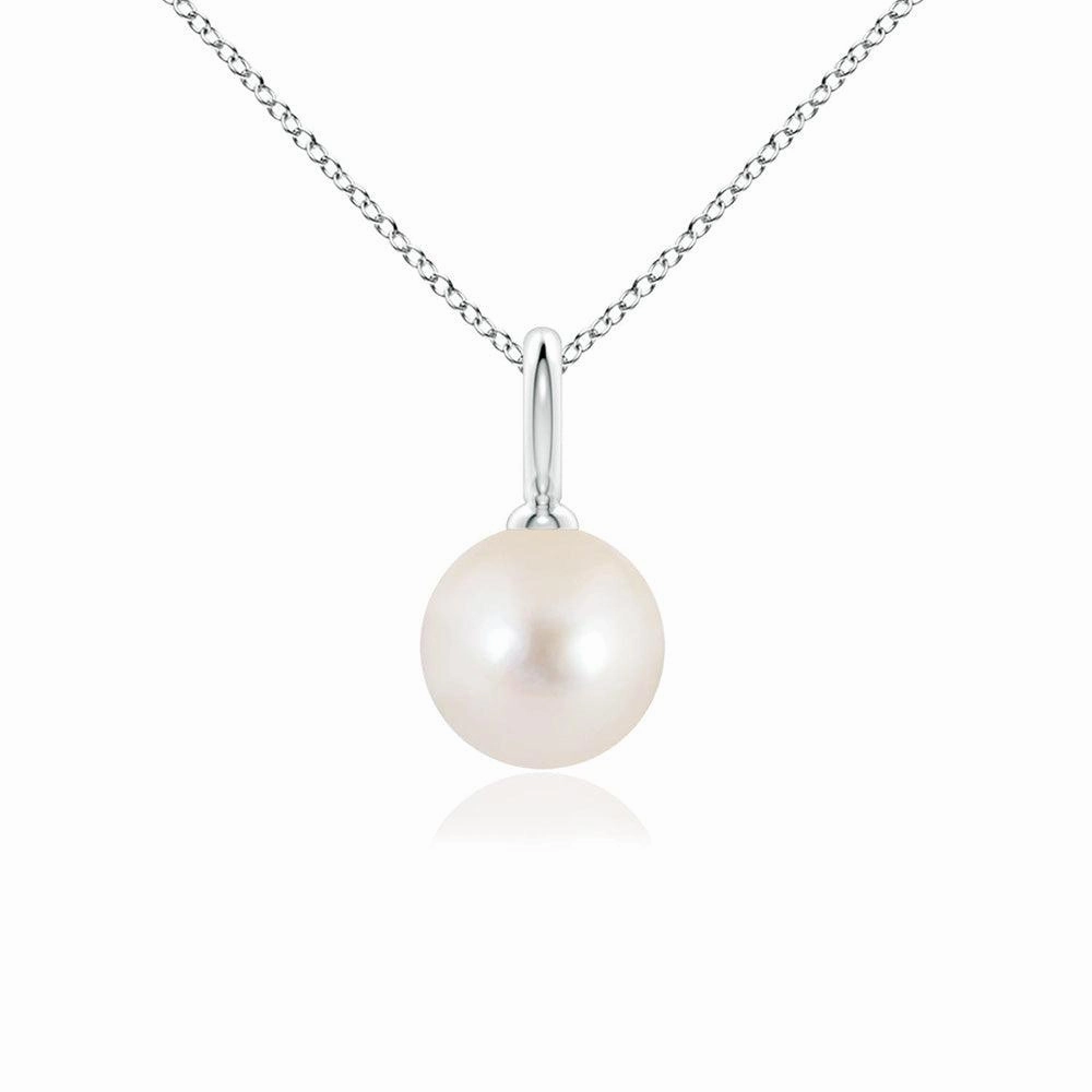 Chic Fit 8mm Classic Freshwater Cultured Pearl Solitaire Pendant
