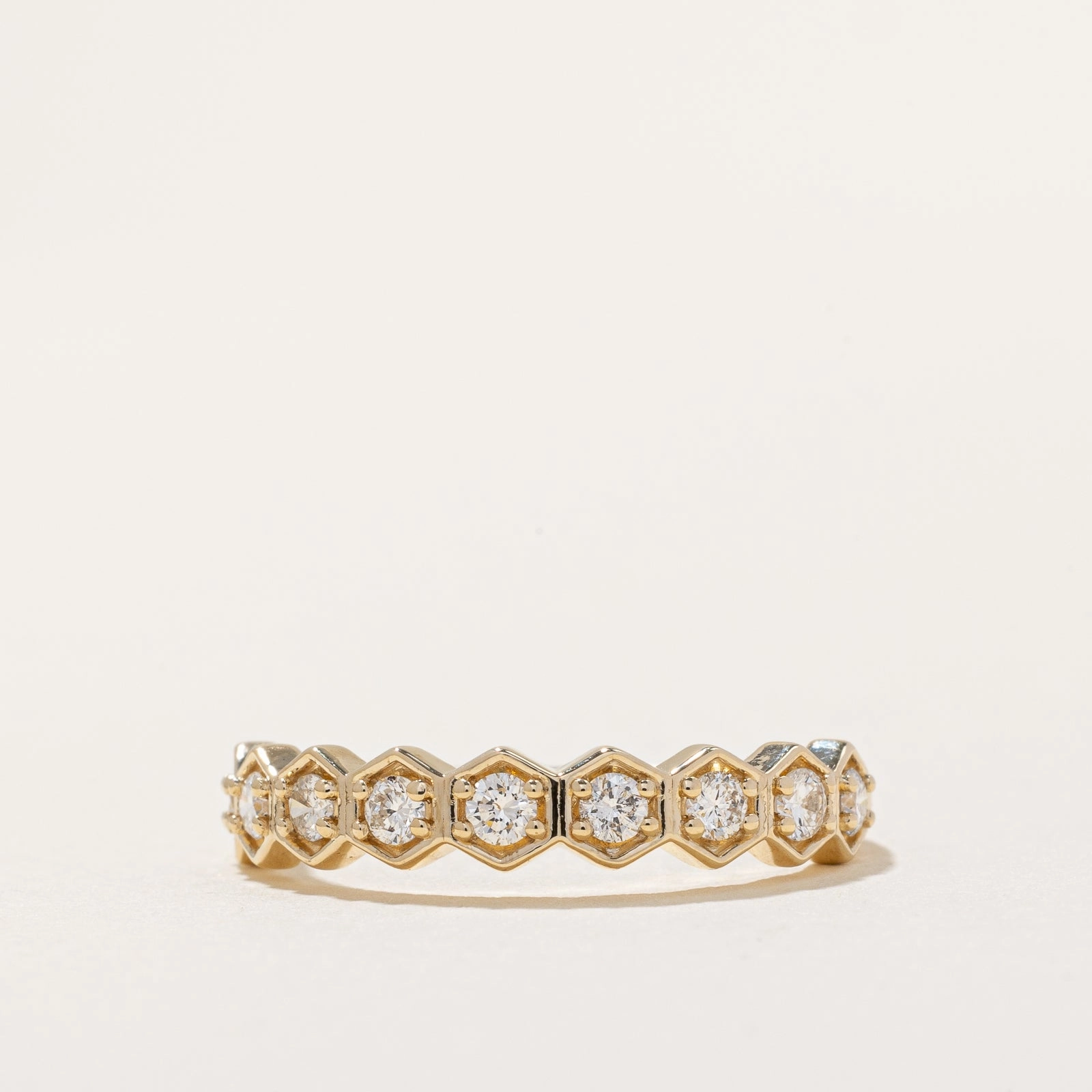 Gleaming Accent Luxury Gifts '100 Ways' Nine Stone Diamond Ring | 0.45ctw | SZ 7 |