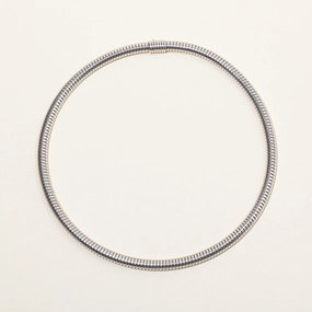 Sophisticated Gifts Occasion Wear 'Chopard' Tubogas 18k White Gold Necklace | 19" |