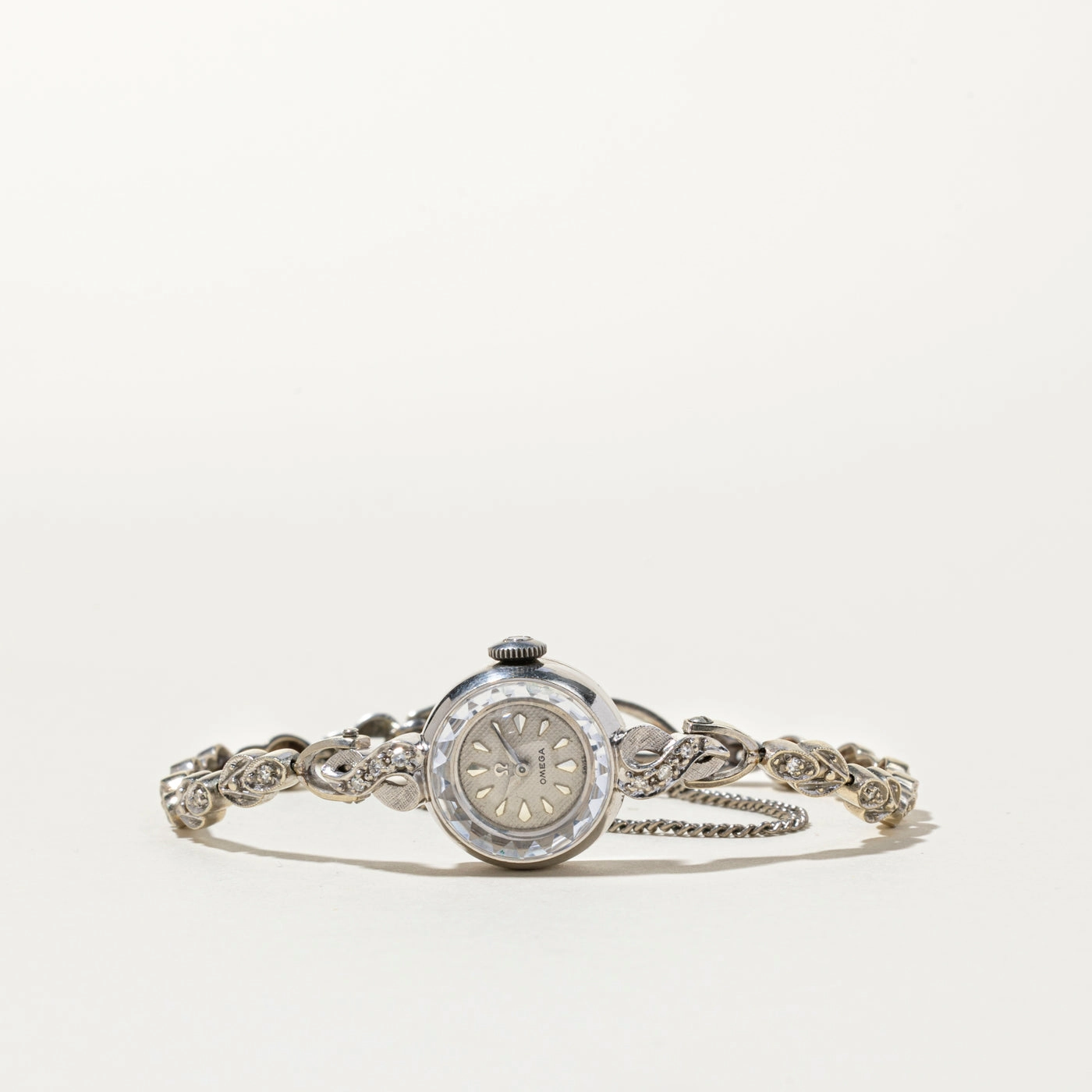 'Omega' Vintage Diamond Watch | 0.22ctw Casual accessory