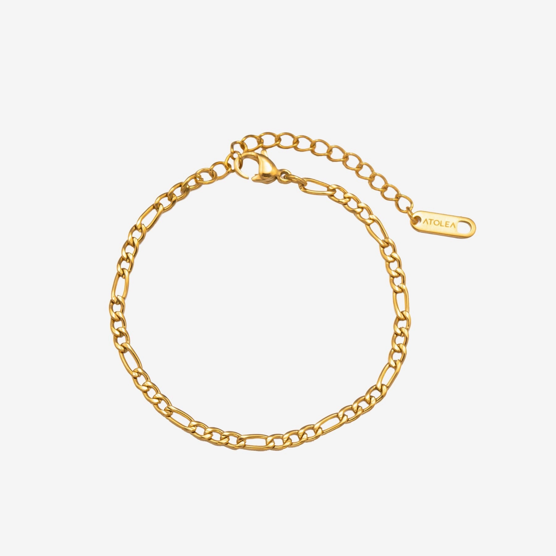 "Amalfi" Figaro Anklet Lightweight Glam
