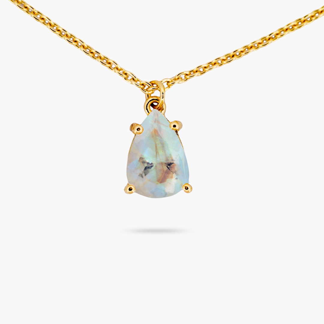 Amare Wear Celebration Collection - June Birthstone Necklace Moonstone Seasonal Pick