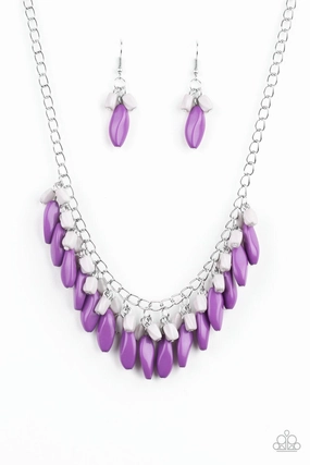 Paparazzi Accessories ? Bead Binge - Purple Necklace?Flat Rate Ship $4.50? Magnificent Ornament All Ages Party Adornment