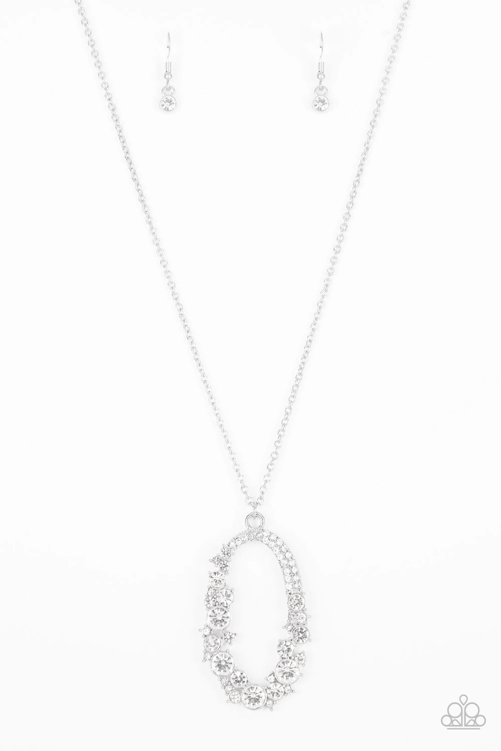 Paparazzi Accessories ? Spotlight Social - White Necklace?Flat Rate Ship $4.50? Subtle Accent
