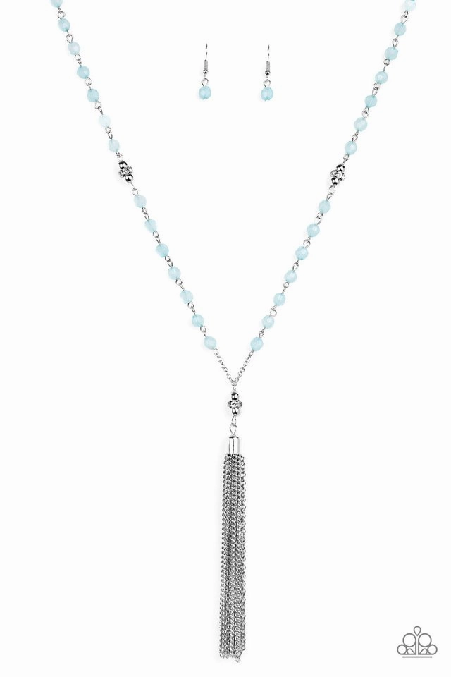 Paparazzi Accessories ?Tassel Takeover - Blue Necklace?Flat Rate Ship $4.50? Lovely Present Cute Detail