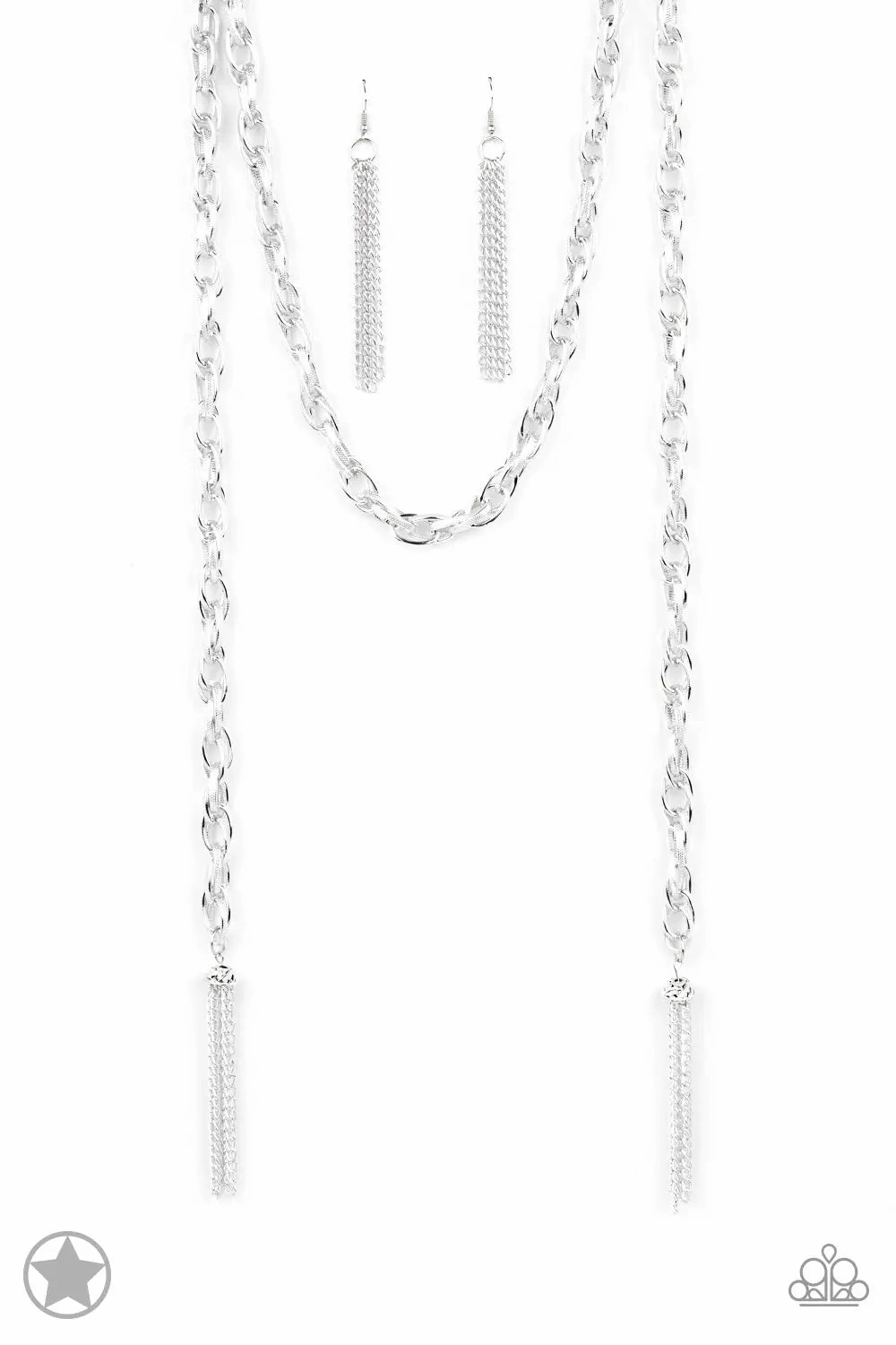 Paparazzi Accessories ?SCARFed for Attention - Silver Necklace?Flat Rate Ship $4.50? Durable piece Ideal Adornment
