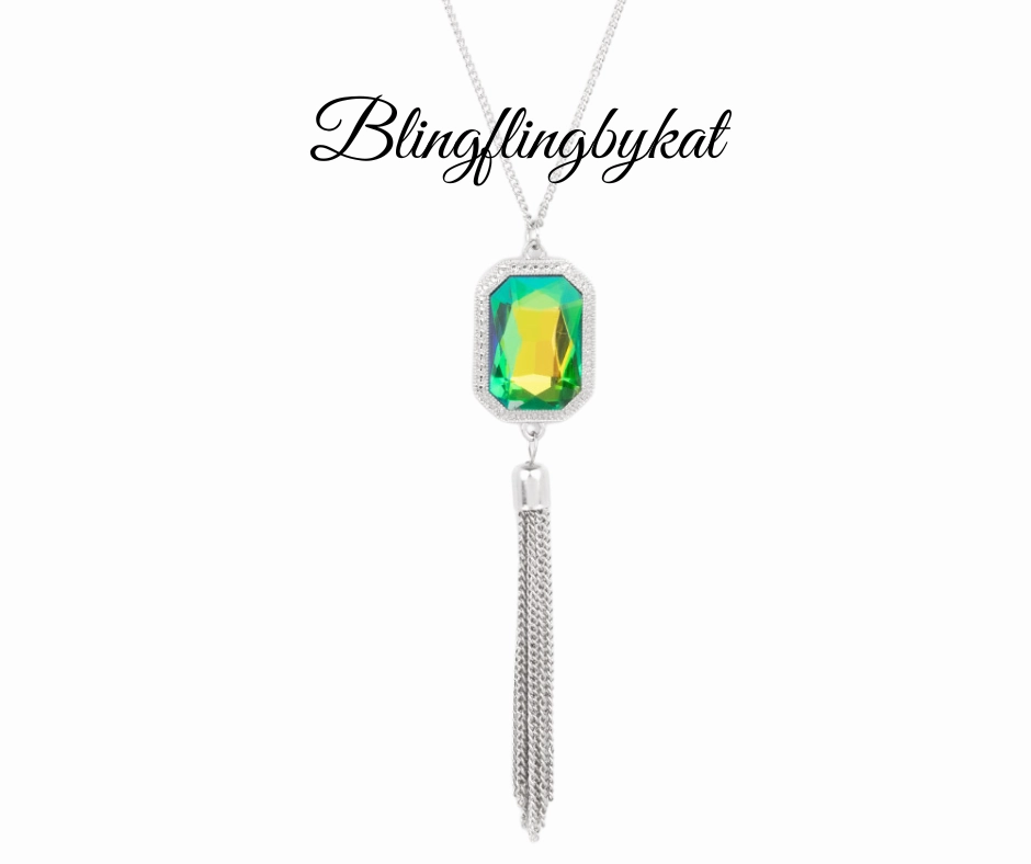 Bohemian Accent Paparazzi Accessories ?Blissed Out Opulence - Green Necklace? Flat Rate Ship $4.50?