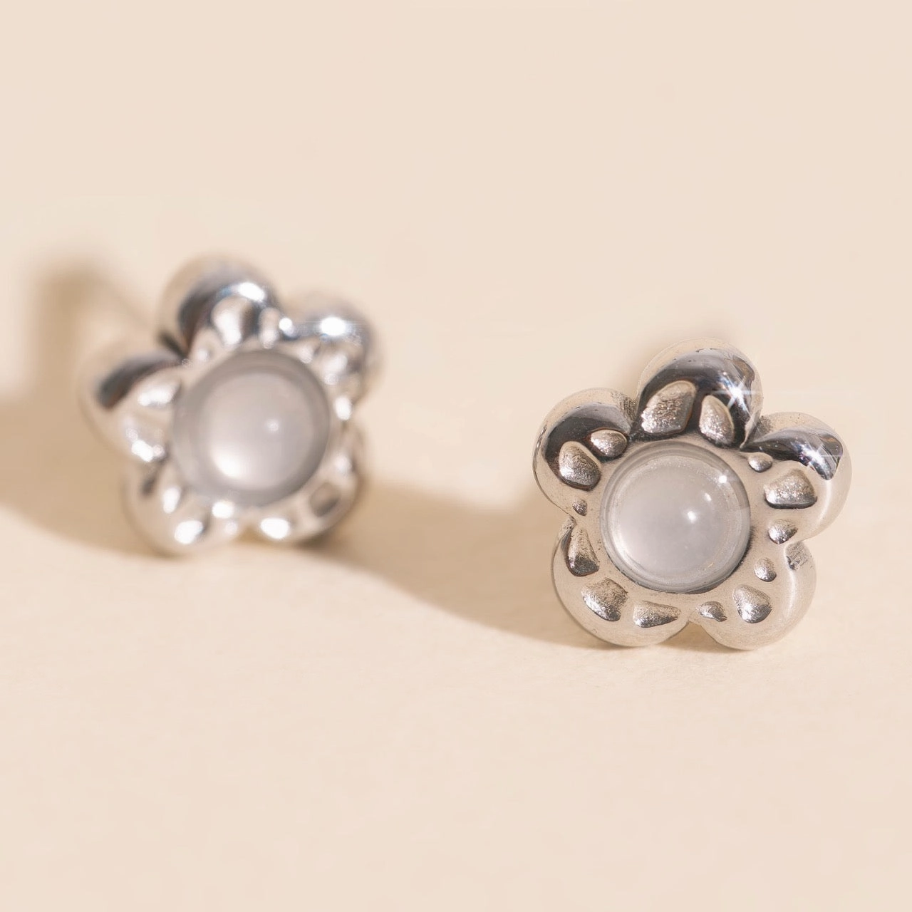 Autumn Bloom Mini Stud Earrings Luminous Touch