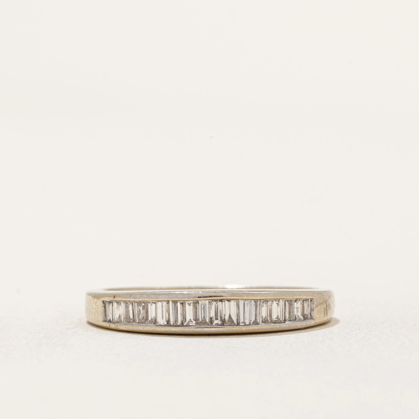 Glow Finish Baguette Cut & Channel Set Diamond Ring | 0.25ctw | SZ 6