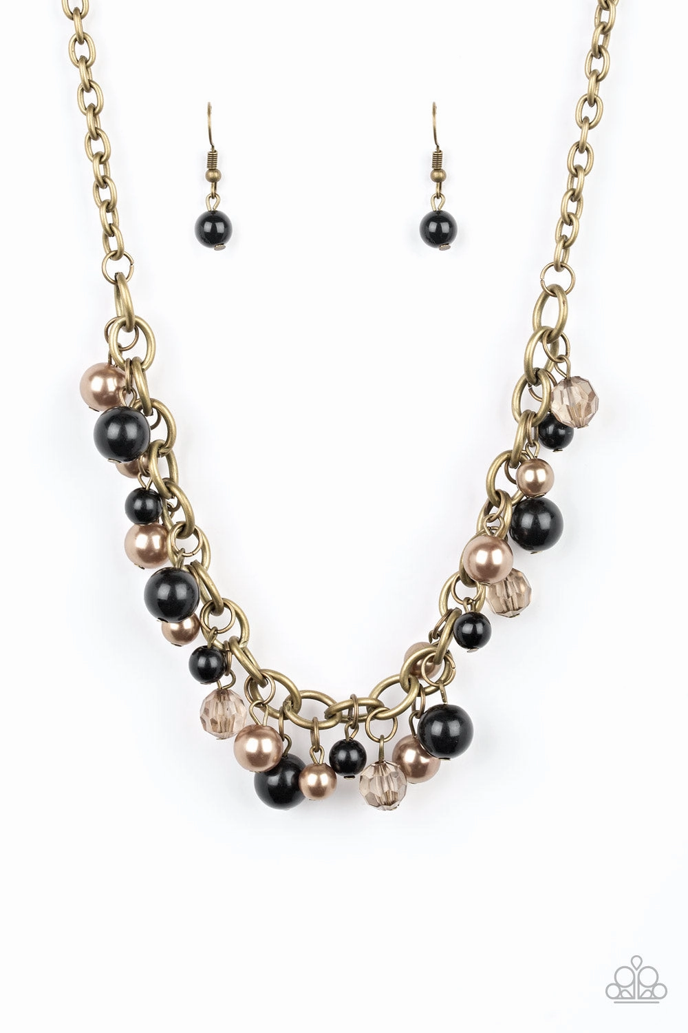 Trendy Style Effortless Style Paparazzi Accessories ? The GRIT Crowd - Black Necklace?Flat Rate Ship $4.50?