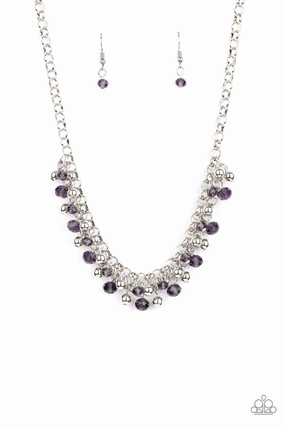Double Strand Jewelry Displaying Piece Paparazzi Accessories ? Trust Fund Baby - Purple Necklace?Flat Rate Ship $4.50?