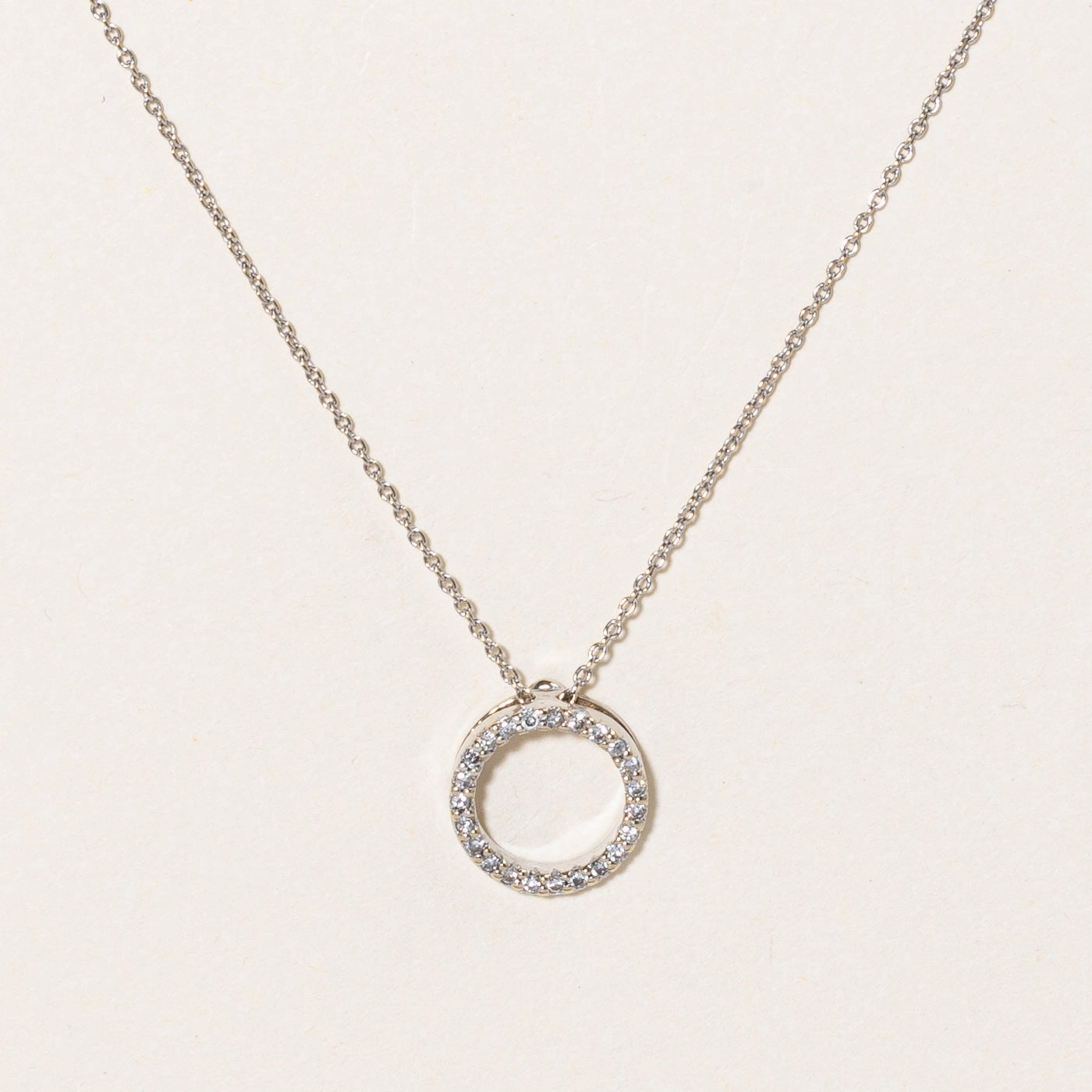 Iconic Appeal Birks' Roberto Coin O Pendant | 0.06ctw, 0.01ct | 18" |