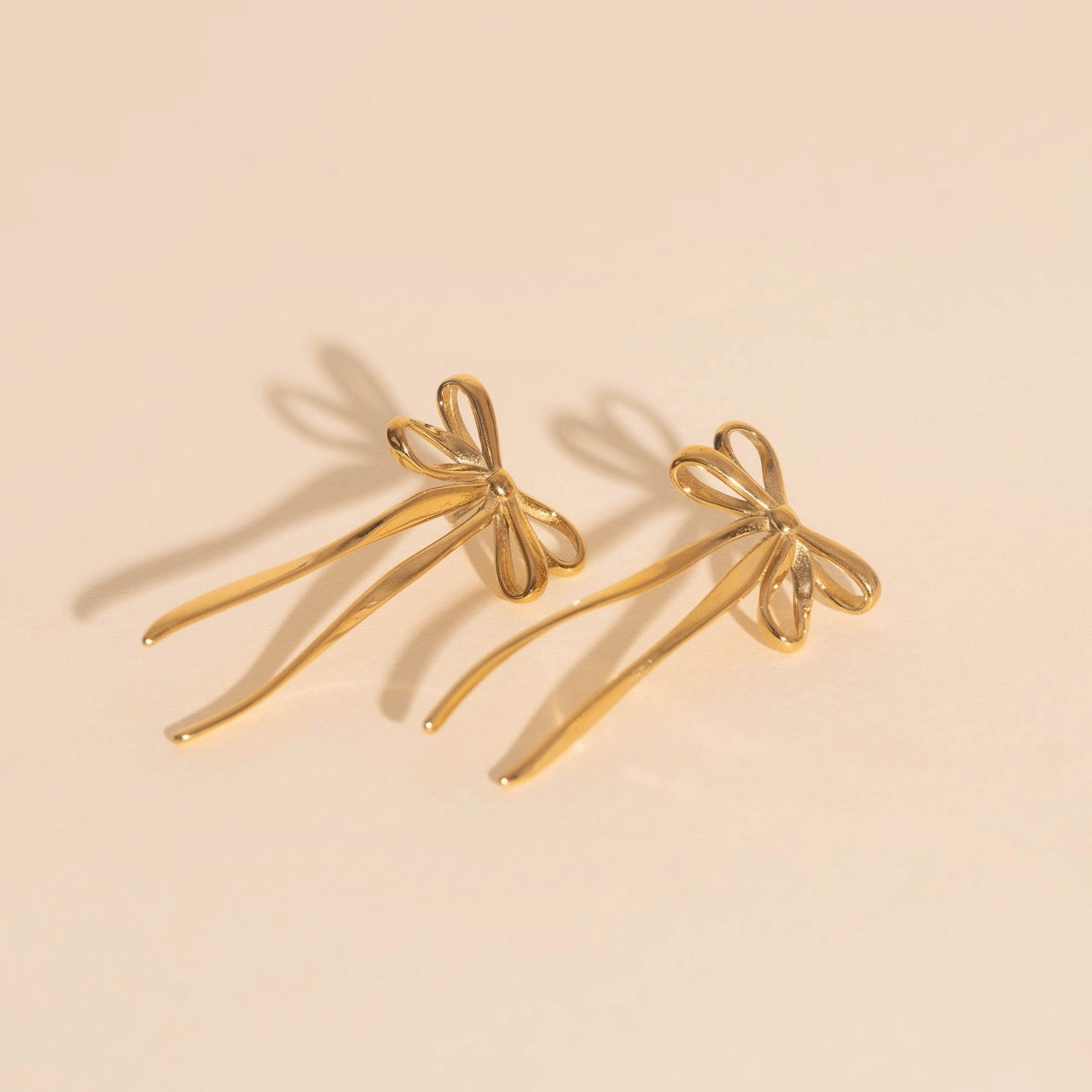Bowknot Stud Earrings Luxury Detail Playful Spark