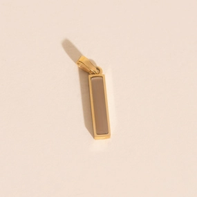 Bar Necklace Charm Daring Look