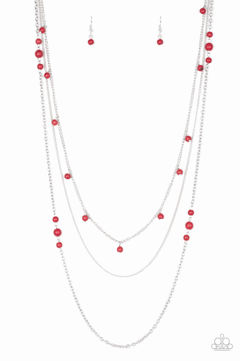 Durable Present Paparazzi Accessories ?Laying The Groundwork - Red Necklace? Flat Rate Ship $4.50?