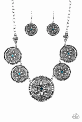 Paparazzi Accessories ? Written In The STAR LILIES - Blue Necklace?Flat Rate Ship $4.50? Elegant Piece Business Woman