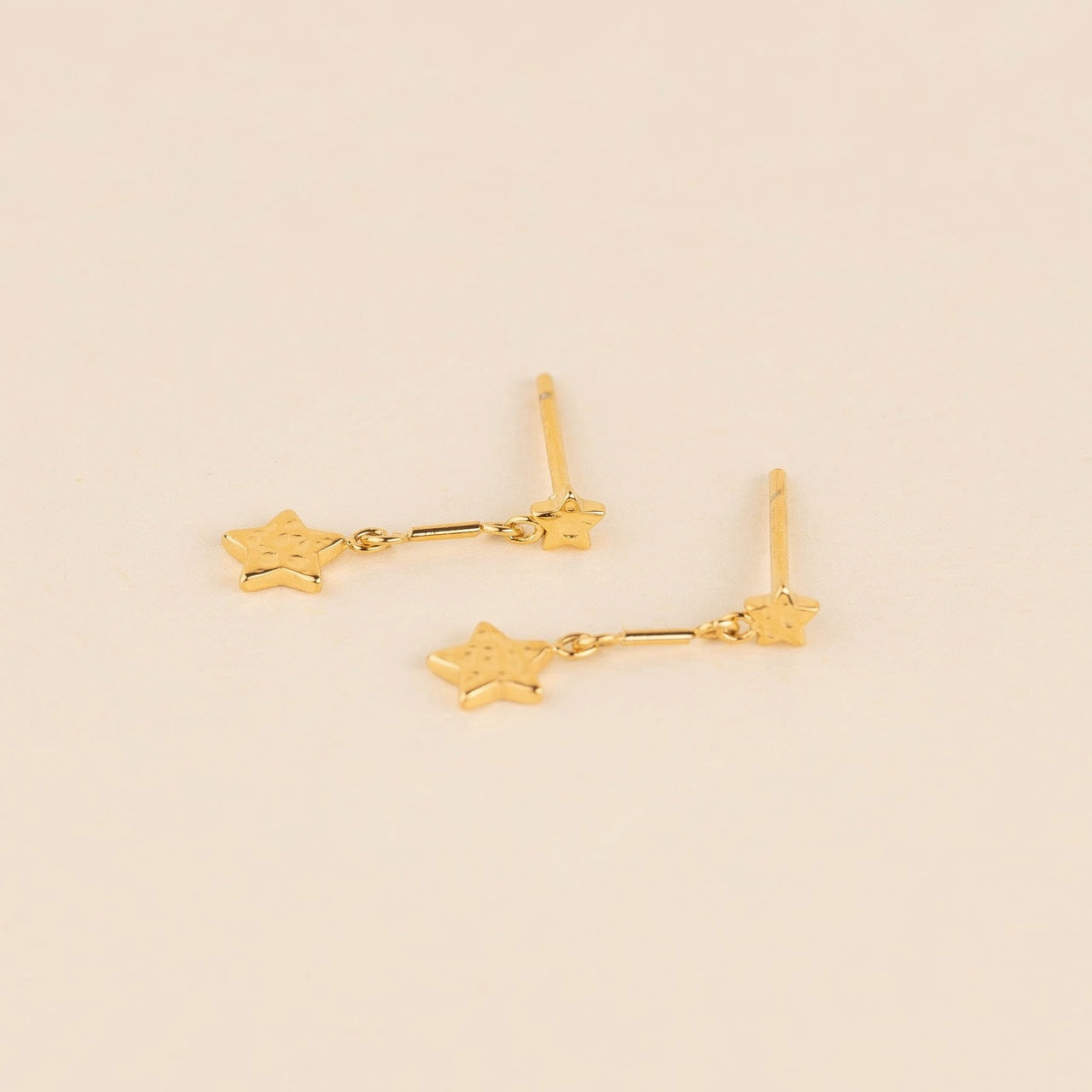 Star Drop Stud Earrings Chic piece