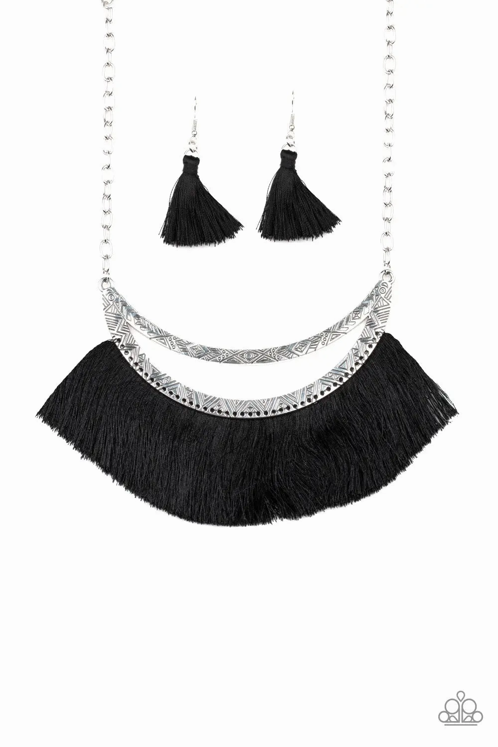 Paparazzi Accessories ? The MANE Event - Black Necklace?Flat Rate Ship $4.50? Distinctive Jewelry Modern Statement