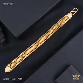 Elite Choice Rave Reviews Designer Broad Shini Atta Bracelet for Men - FMMB397