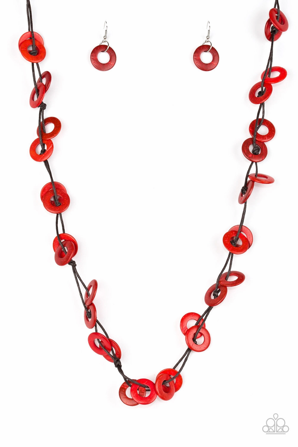 Paparazzi Accessories ? Waikiki Winds - Red Necklace?Flat Rate Ship $4.50? Evening Item