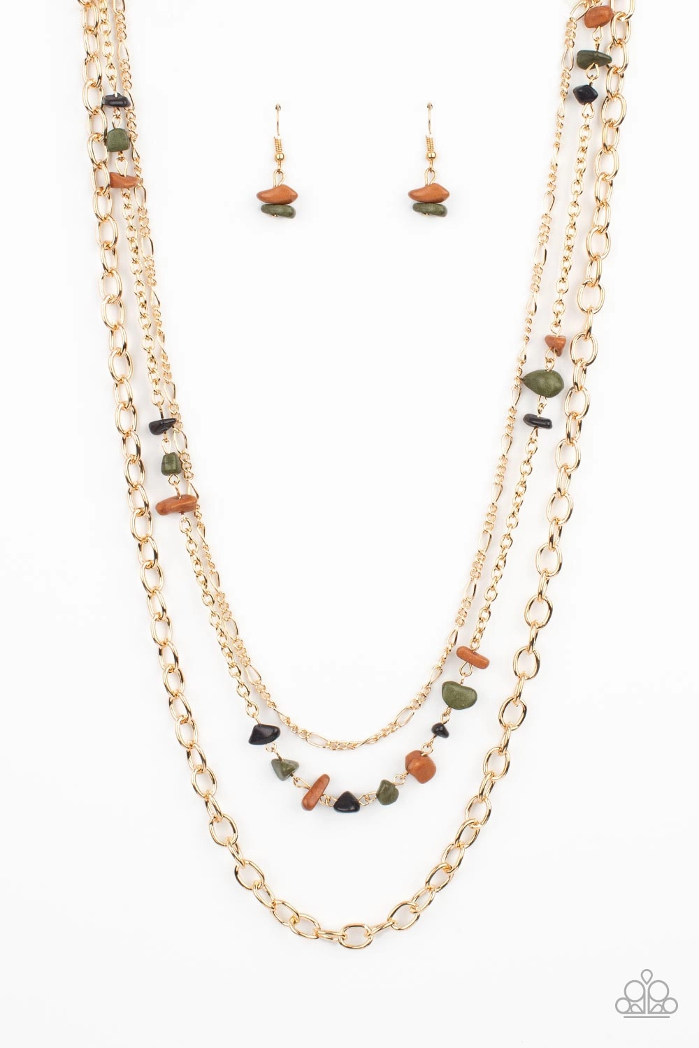 Simple Ornament Contemporary Jewelry Paparazzi Accessories ?Artisanal Abundance - Multi Necklace? Flat Rate Ship $4.50?