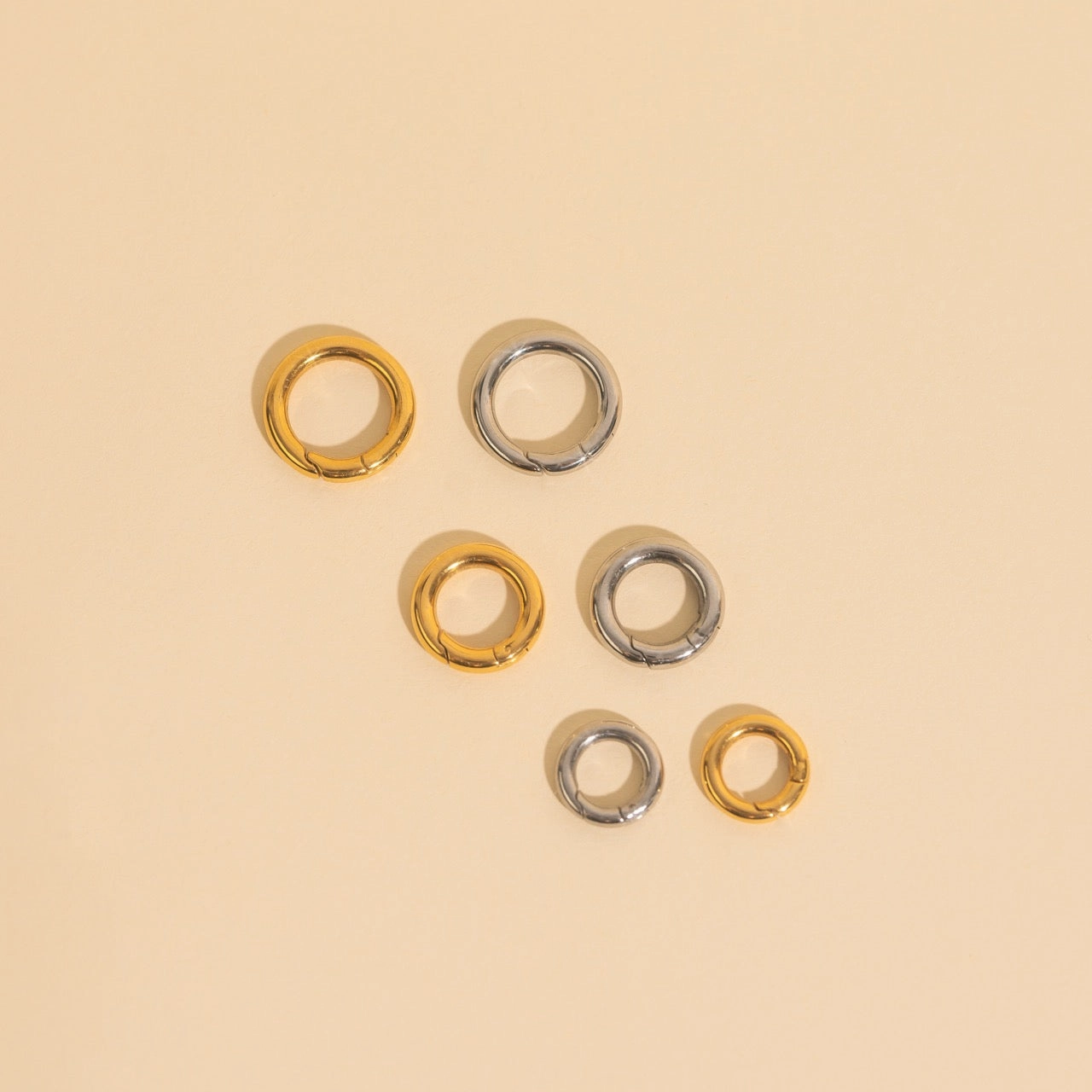 Circle Necklace Clasp 6-pack Refined Look