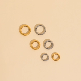 Circle Necklace Clasp 6-pack Graceful Finish