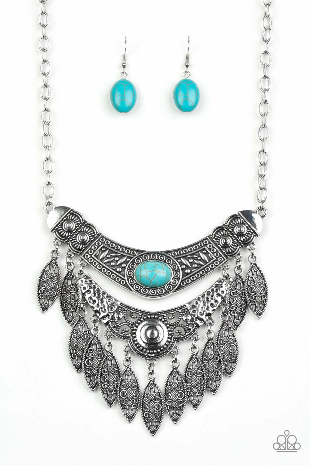 Paparazzi Accessories ? Island Queen - Blue Necklace?Flat Rate Ship $4.50? For Tradition Pretty Item