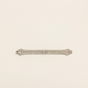 Antique Old European Cut Diamond Brooch | 0.06ct Layered Finish Infinite Style