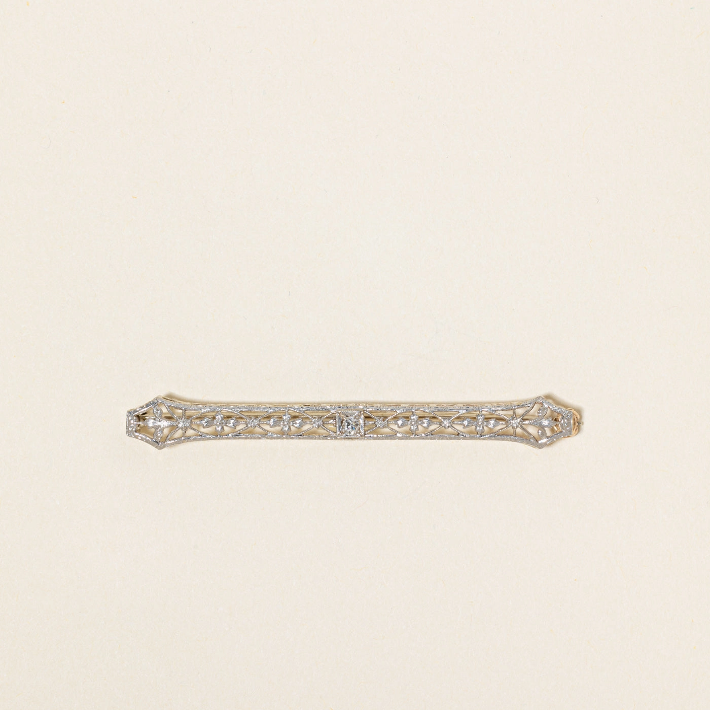 Antique Old European Cut Diamond Brooch | 0.06ct Layered Finish Infinite Style