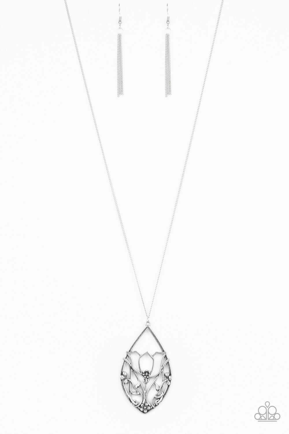 Trend Mood Paparazzi Accessories ? Eden Enchantment - Silver Necklace?Flat Rate Ship $4.50?