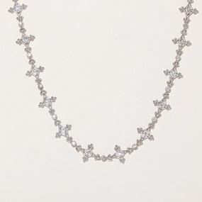 Ornate Diamond Necklace | 1.20ctw | 17" | Everyday Pieces Eye-Catching Detail