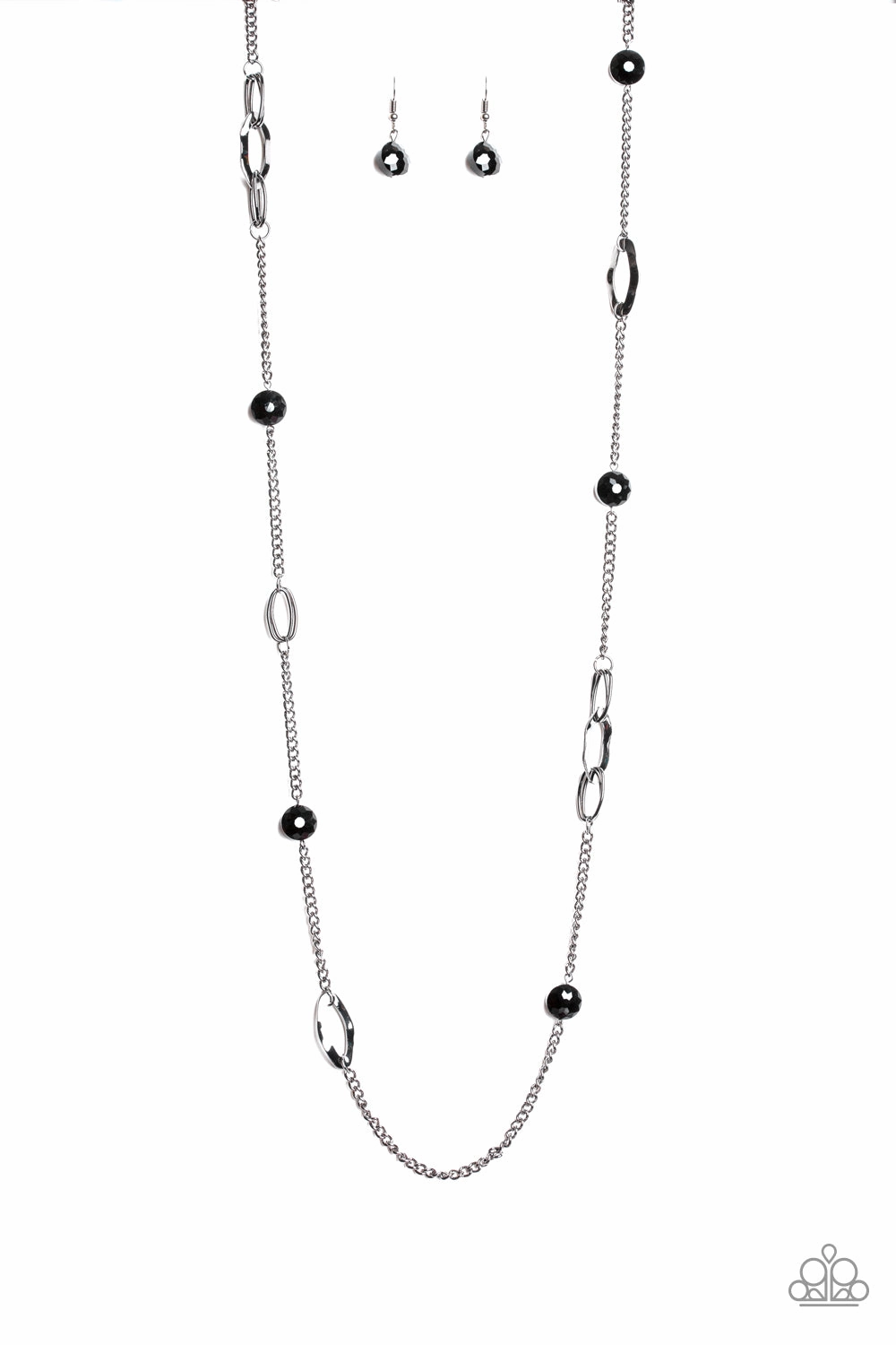 High-Quality Gift casual event Paparazzi Accessories ? Duchess Dazzle - Black Necklace?Flat Rate Ship $4.50?