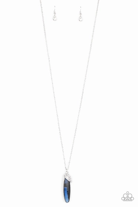 Great Style Chic Event Paparazzi Accessories ? Spontaneous Sparkle - Blue Necklace?Flat Rate Ship $4.50?