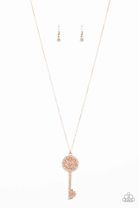 Paparazzi Accessories ? Keeping Secrets - Copper Necklace?Flat Rate Ship $4.50? Superior Piece