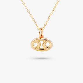 Clean Accent Amare Wear Horoscope Zodiac Sign Cancer Necklace