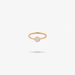 Amare Wear Freshwater Pearl Solitaire Ring- June Birthstone Customizable item