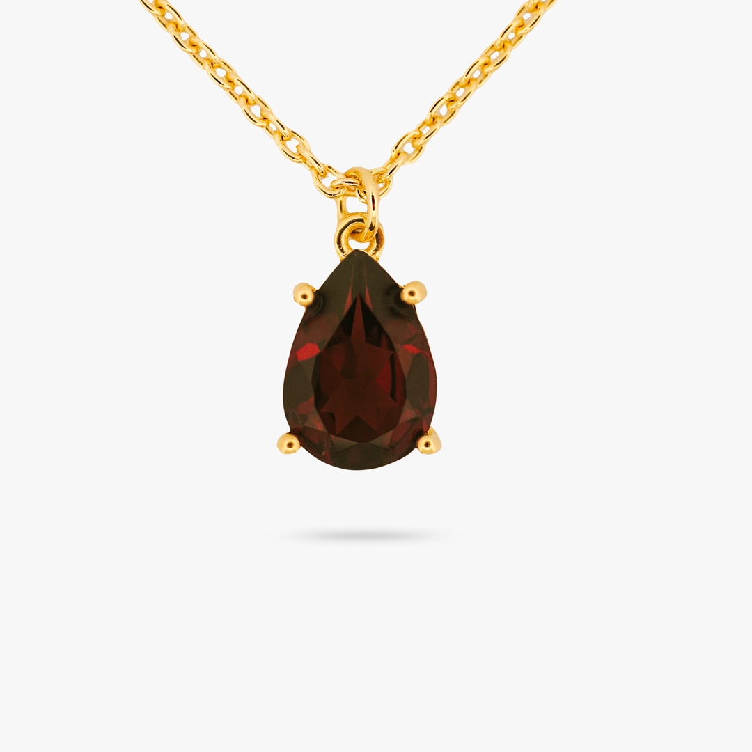 Amare Wear Celebration Collection Collection - January Birthstone Necklace Garnet Gala Ready