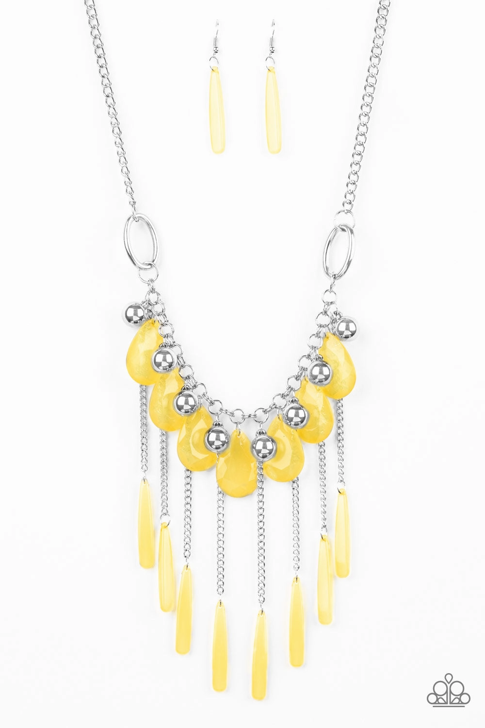 Paparazzi Accessories ? Roaring Riviera - Yellow Necklace?Flat Rate Ship $4.50? premium design