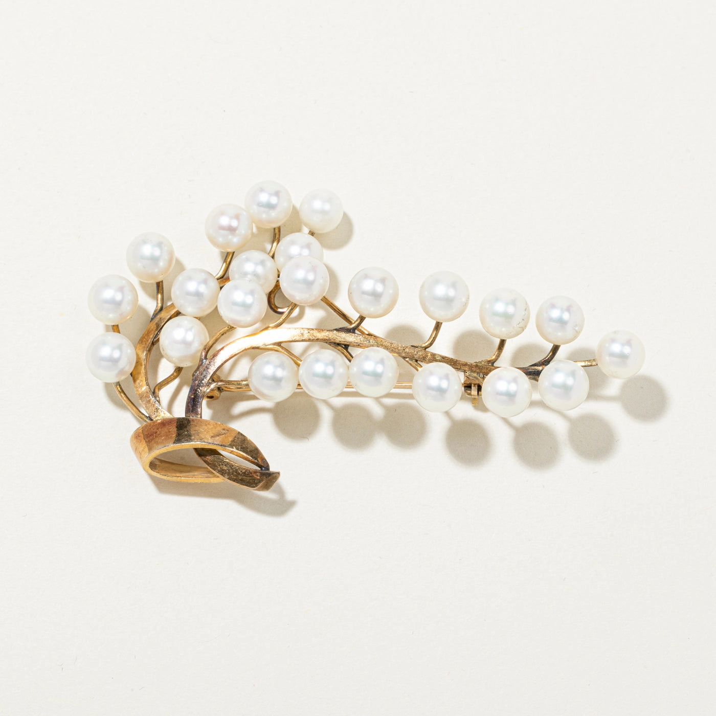 Cultured Pearls Brooch Elegant Pick Night Appeal