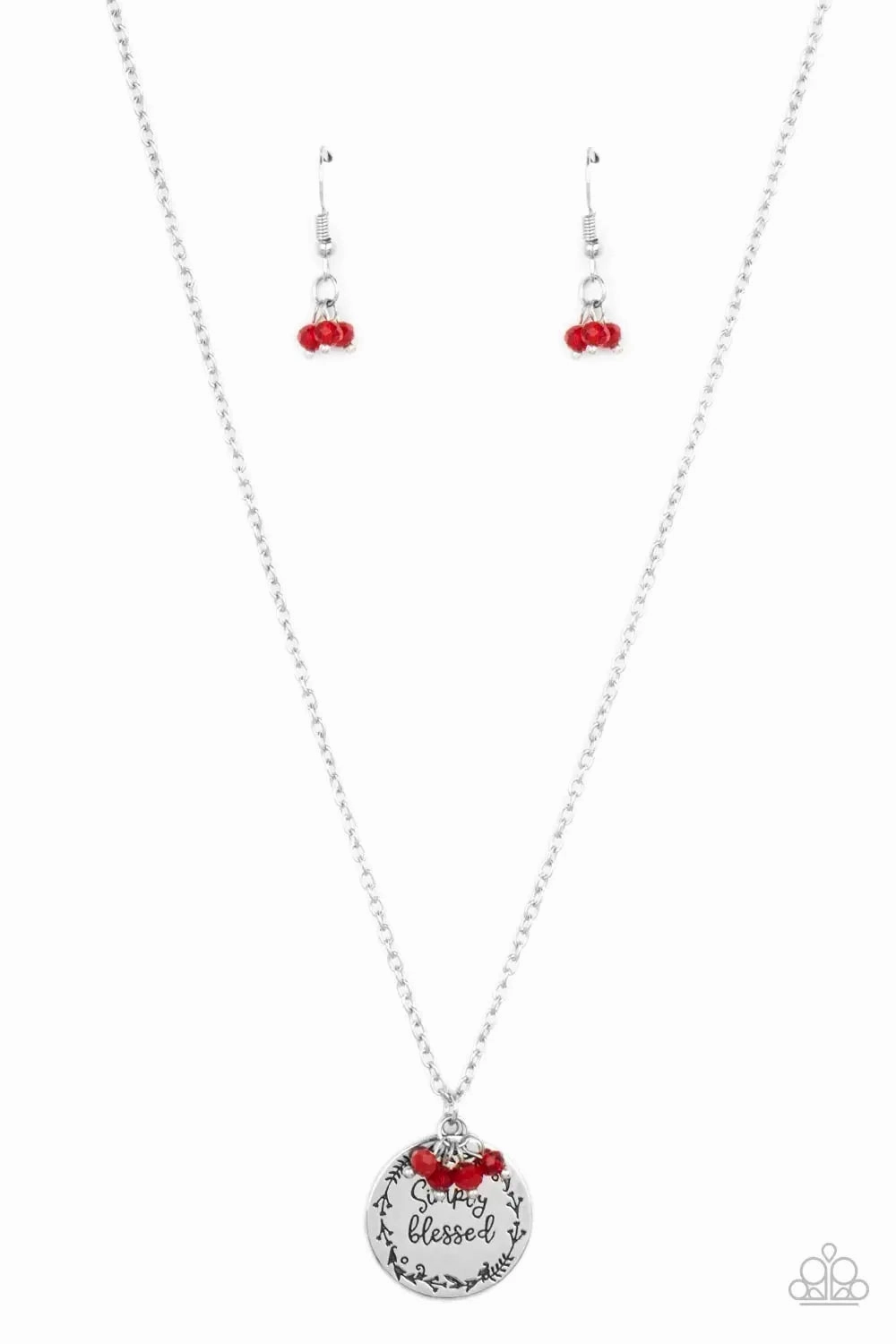Winter Outfit Paparazzi Accessories ?Simple Blessings - Red Necklace? Flat Rate Ship $4.50?