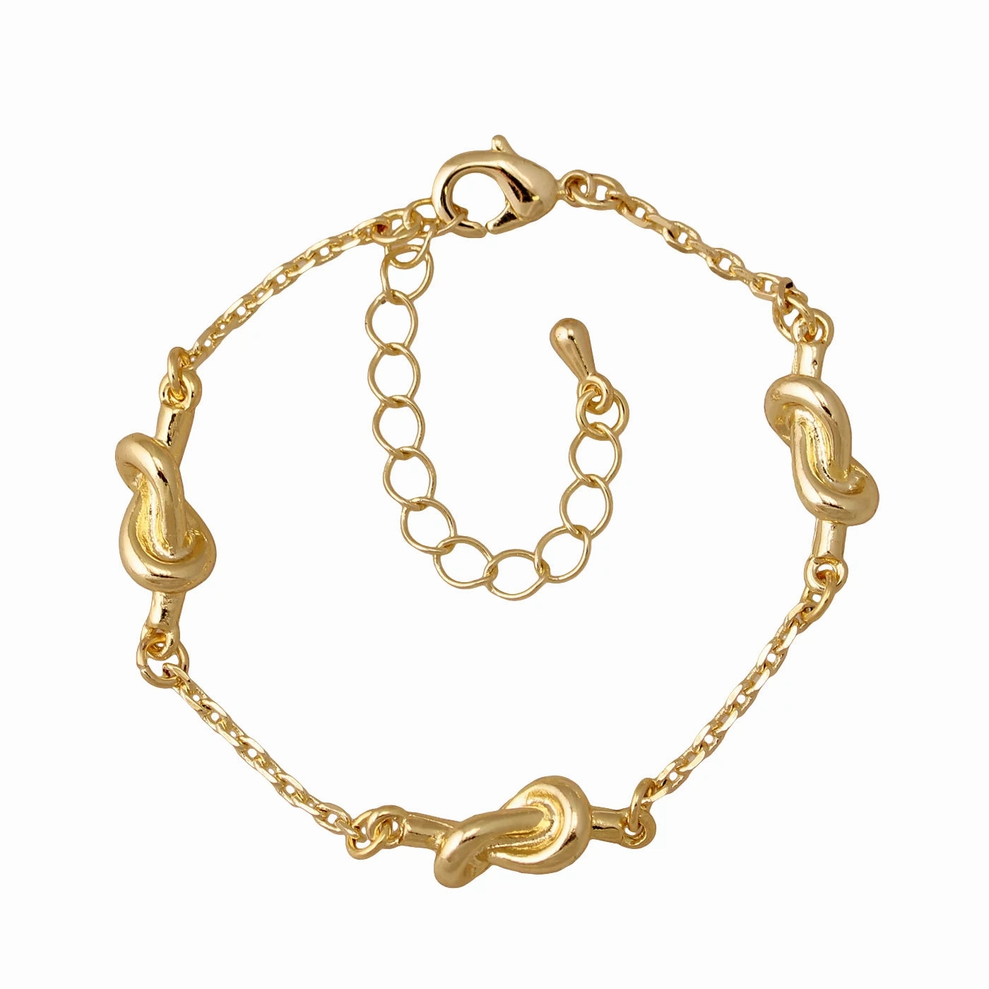 Cut-in Knots Bracelet Antique Brass Convertible Design