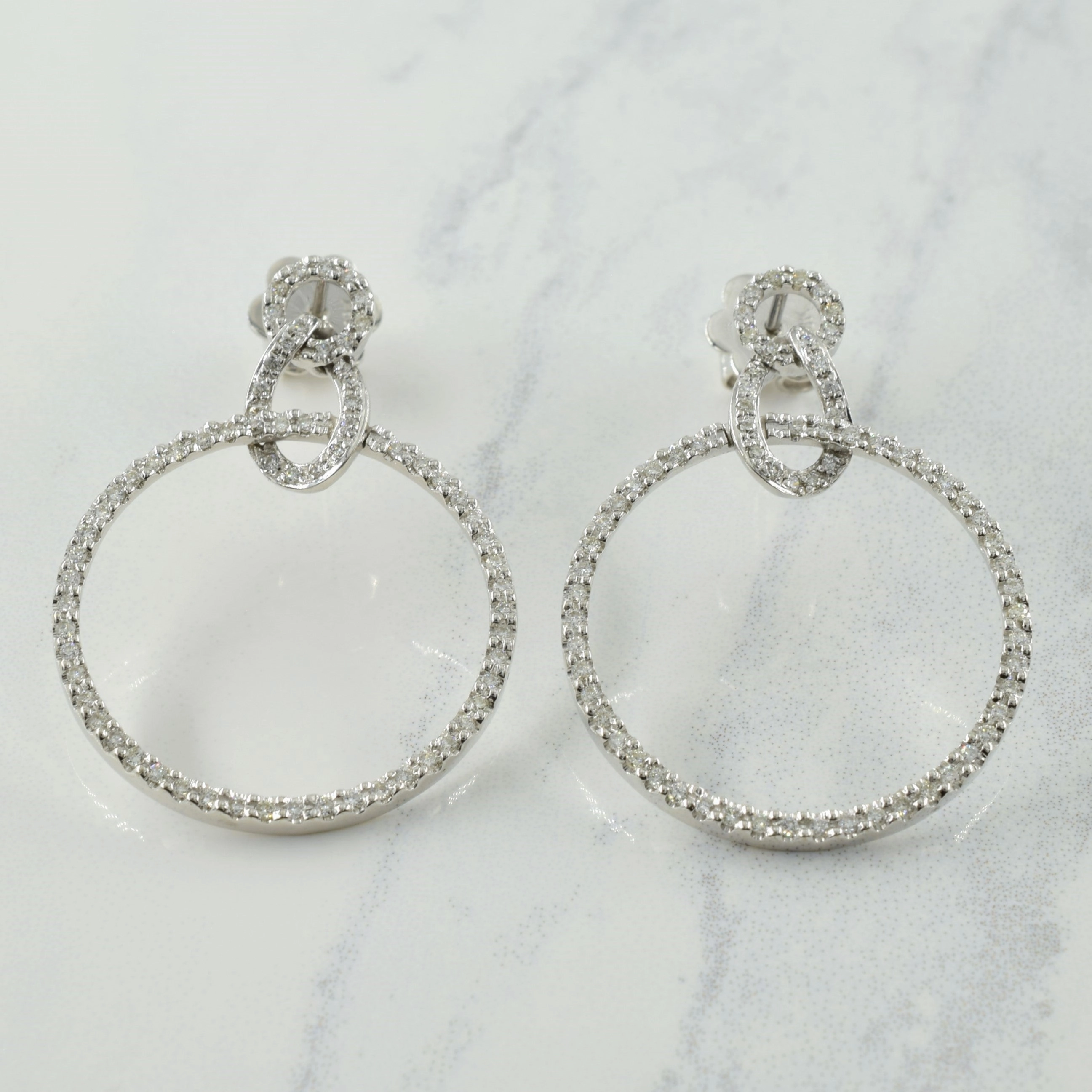 Glam Vibe Diamond Drop Earrings | 0.70ctw |