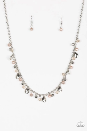 Paparazzi Accessories ?Spring Sophistication - Brown Necklace? Flat Rate Ship $4.50? Delicate Gift Confidence Boosting Accessory