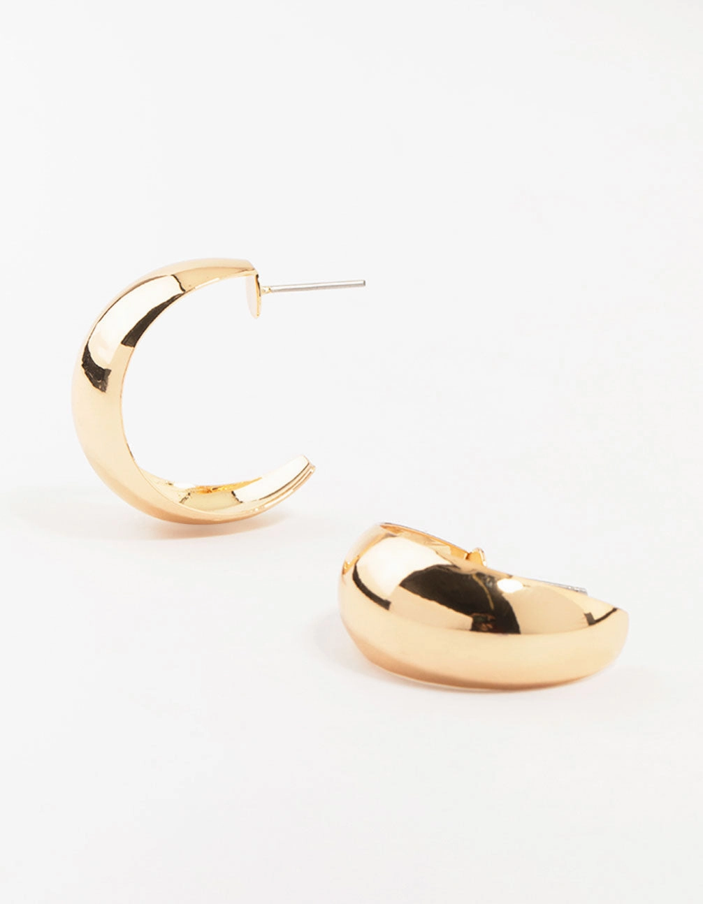 Circular Decoration winter accessory Hollow Wide Gold Hoop Earrings