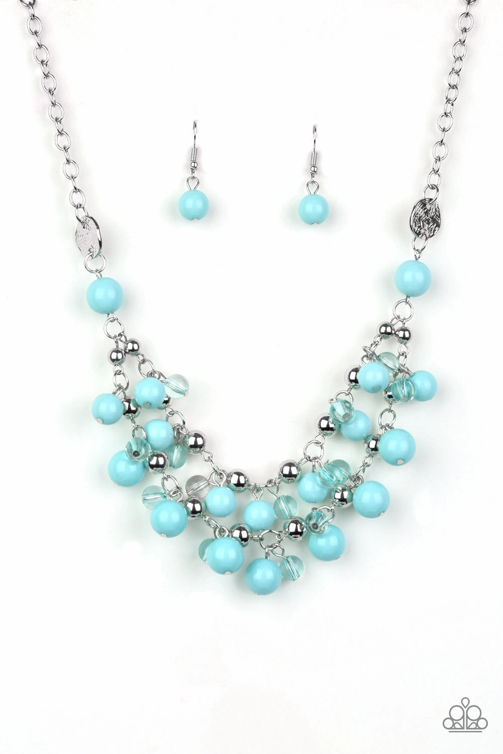 Superior Item Local Accessory Paparazzi Accessories ? Seaside Soiree - Blue Necklace?Flat Rate Ship $4.50?