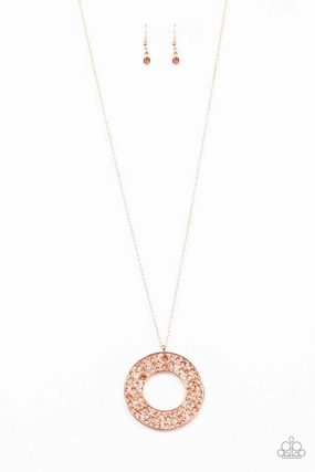 Thoughtful Adornment Paparazzi Accessories ?Bad HEIR Day - Copper Necklace ? Flat Rate Ship $4.50?